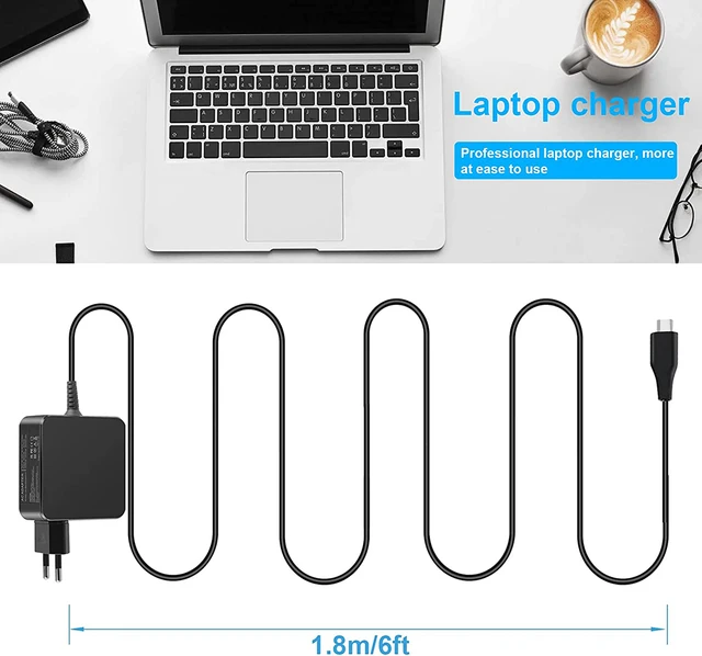 65w Usb C Power Adapter Type C Charger For Mac Book Pro, Dell Latitude,  Lenovo, Huawei Matebook, Hp Spectre, Acer Chromebook - Laptop Adapter -  AliExpress