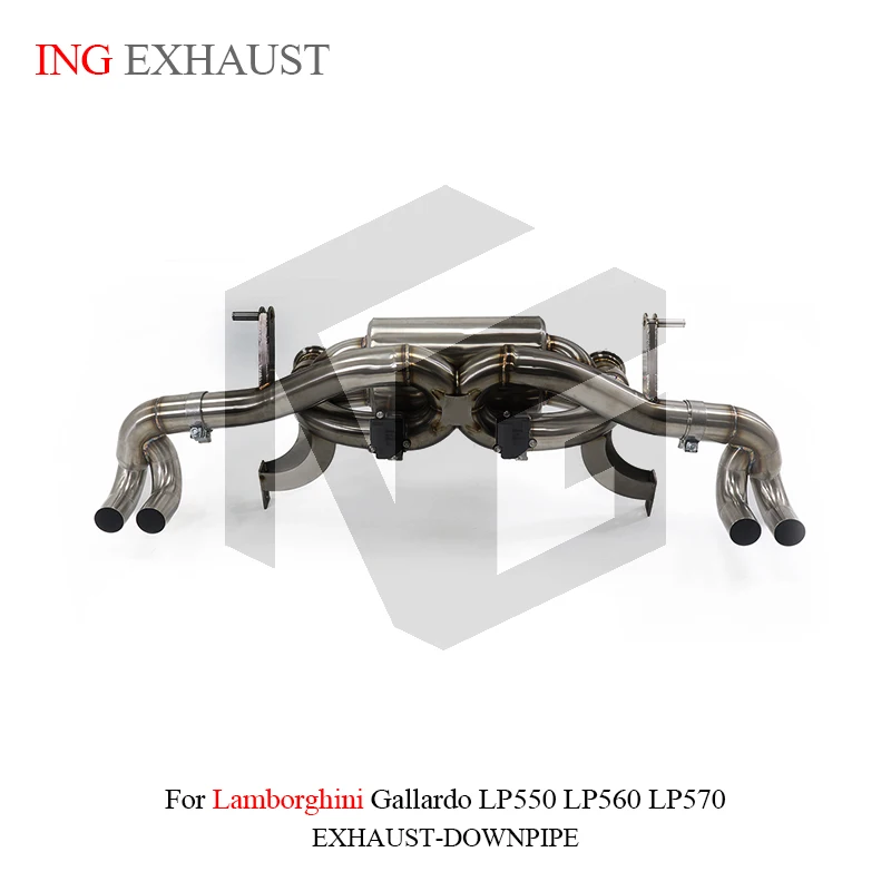 

ING Ss304 Remote Electronic Valve Catback for Lamborghini Gallardo LP550 560 570 5.2 V10 Muffler Performance Exhaust System