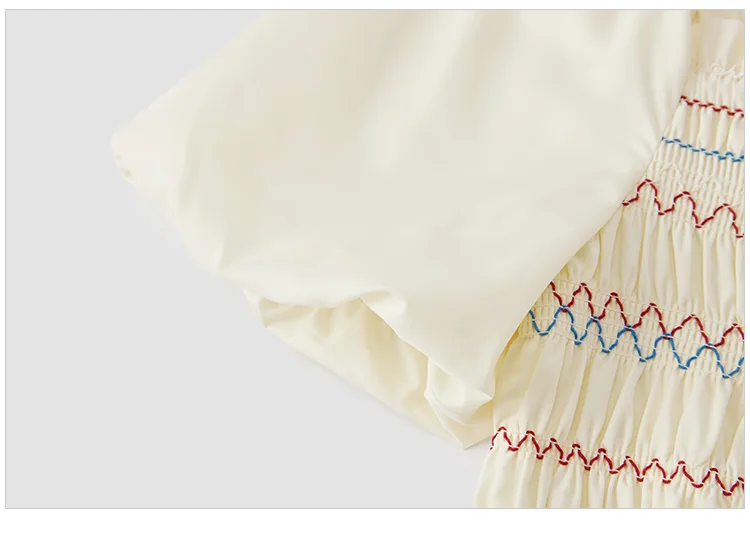 Vestido de mujer con escote cuadrado, mangas abullonadas, corte ajustado y elegante, nuevo vestido de verano divertido y elegante de largo medio.