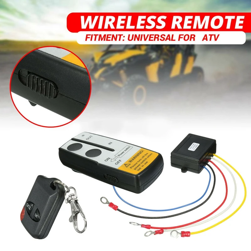 

12V 315MHz 50Ft / 15M Wireless Winch Remote Control Controller Kit for Jeep ATV US