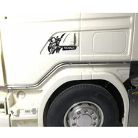 CNC Door Side LED Light Edge Lamps For 1/14 Tamiya RC Truck Scania R620 56323 R730 R470 Parts Tamiya LESU 1/14 Truck 2