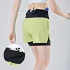 2 in 1 Trail Running Marathon High Large Capacity Quick Dry Long Distance Training Shorts Sports Men Women Summer With Waist bag 5