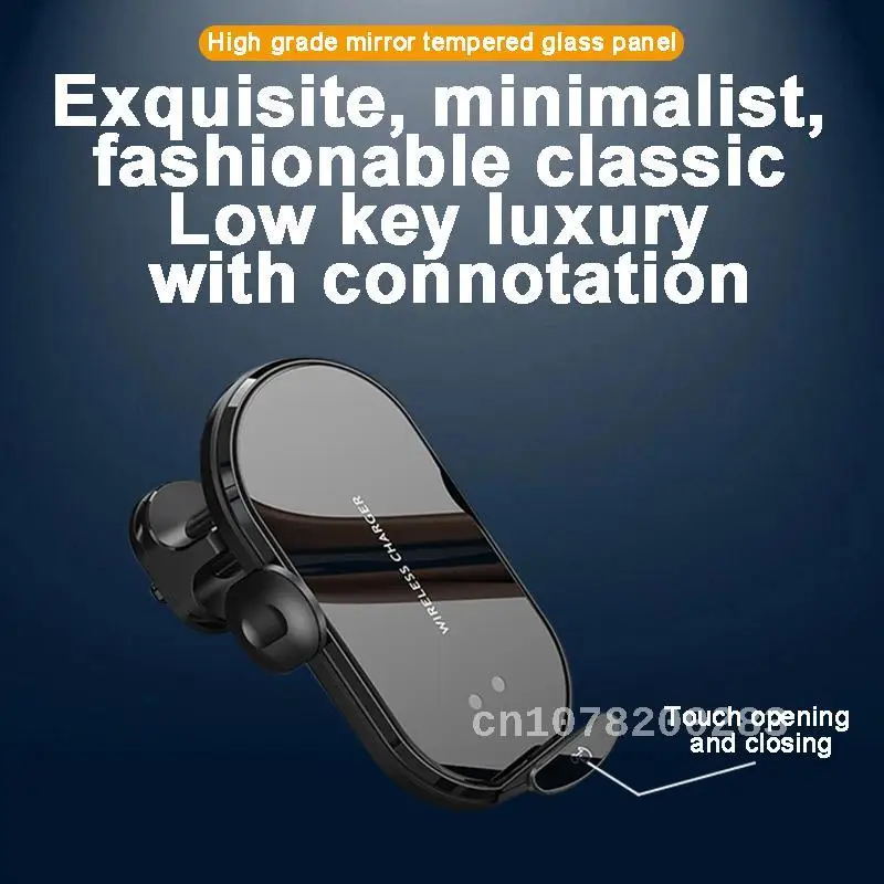 2023 New Car Phone Holder With Wireless Charging And Air Vent Mount For Cross Border Car Phone Accessories