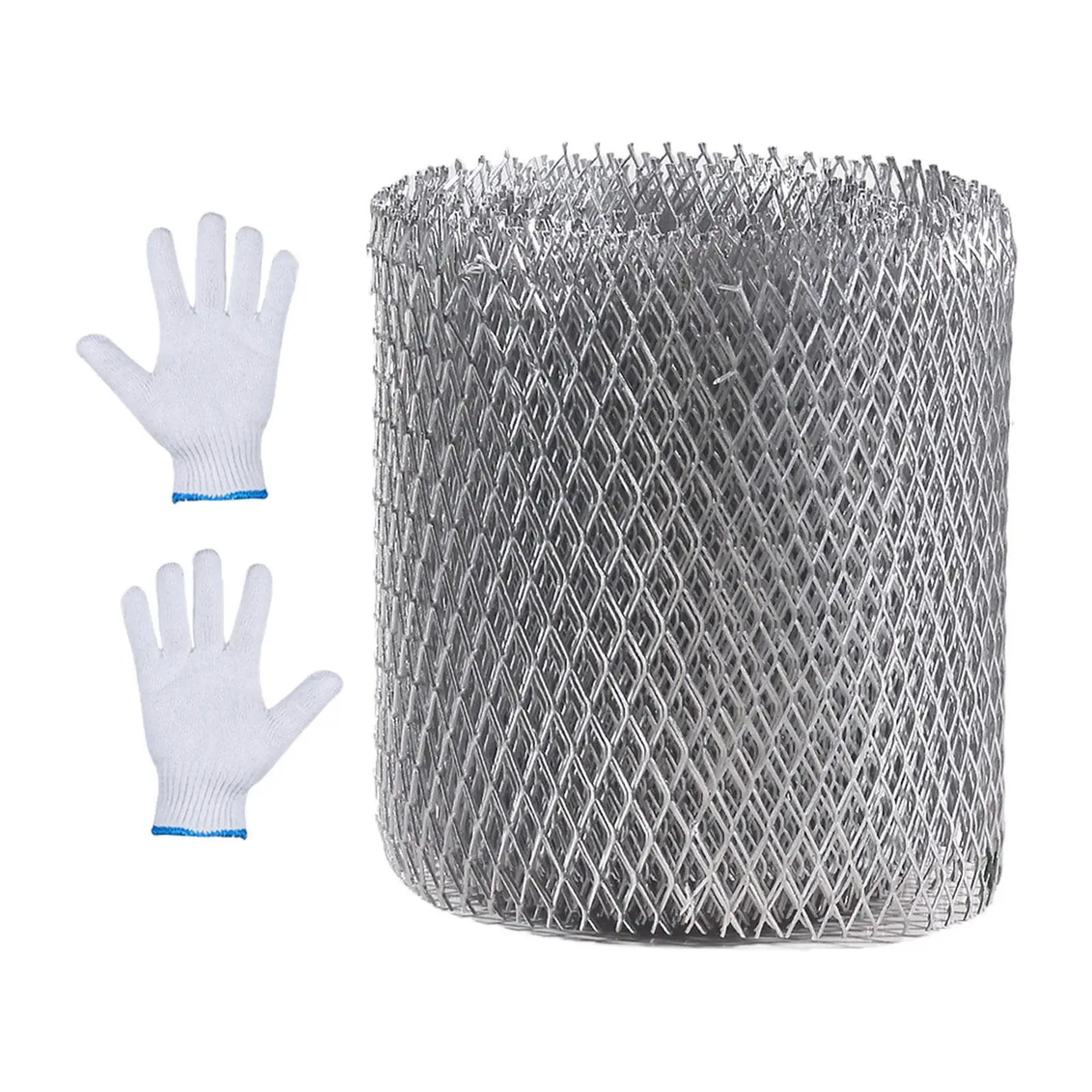 Gutter Guard Mesh Multipurpose with Gloves Easy Installation Cleaning Tool