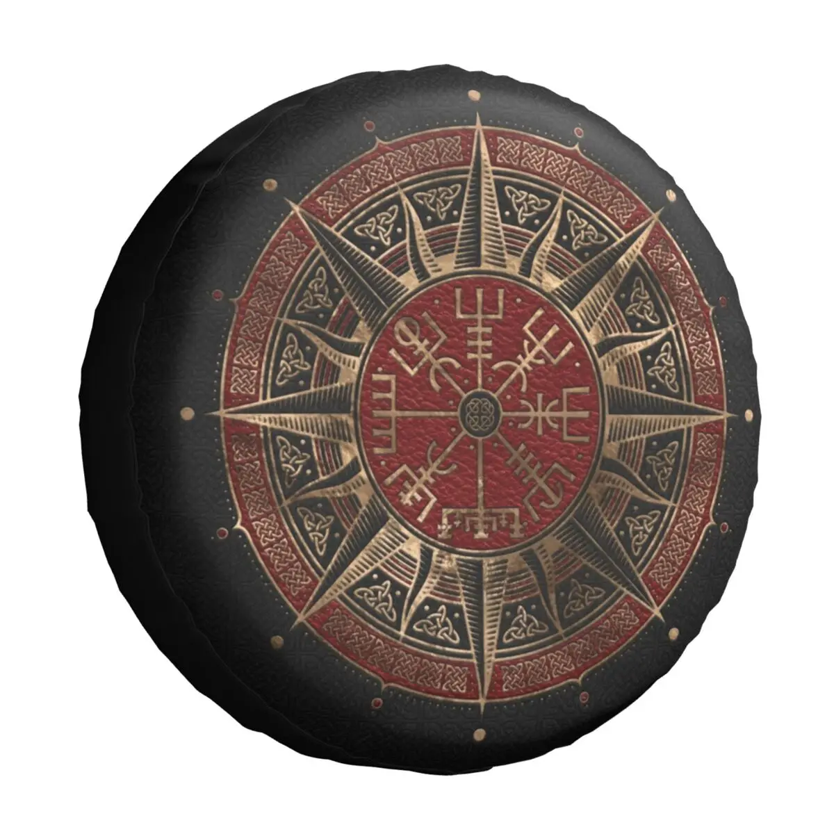 

Vegvisir Viking Compass Spare Tire Cover Universal Fit for Jeep Wrangler Prado Land Cruiser Vikings Valhalla Car Wheel Covers