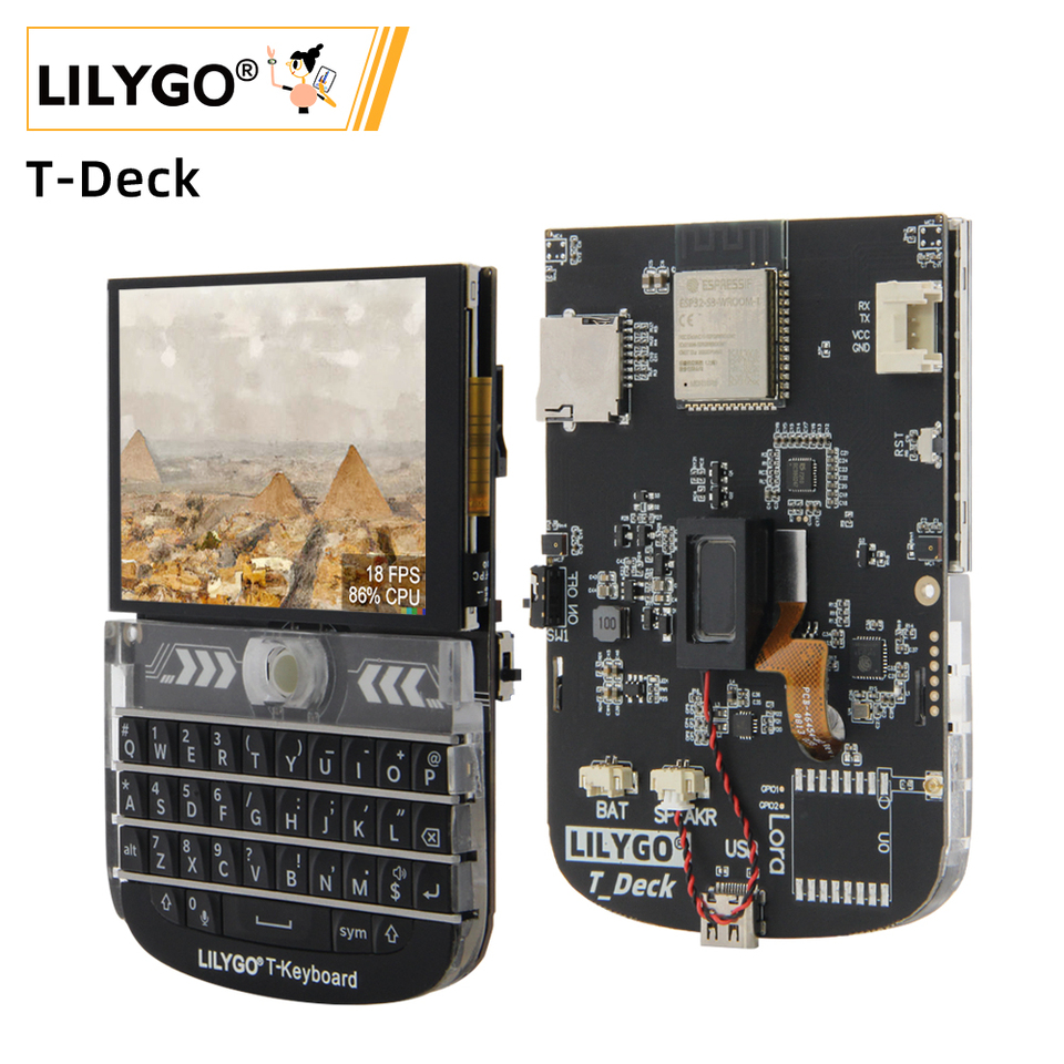 LILYGO® T-Deck ESP32-S3 LoRa Module 2.8 inch LCD Development Board LoRaWAN Long Range 433MHz 868MHz 915MHz With WIFI Bluetooth