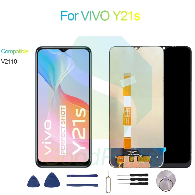 

For VIVO Y21t Screen Display Replacement 1600*720 V2110 For VIVO Y21t LCD Touch Digitizer