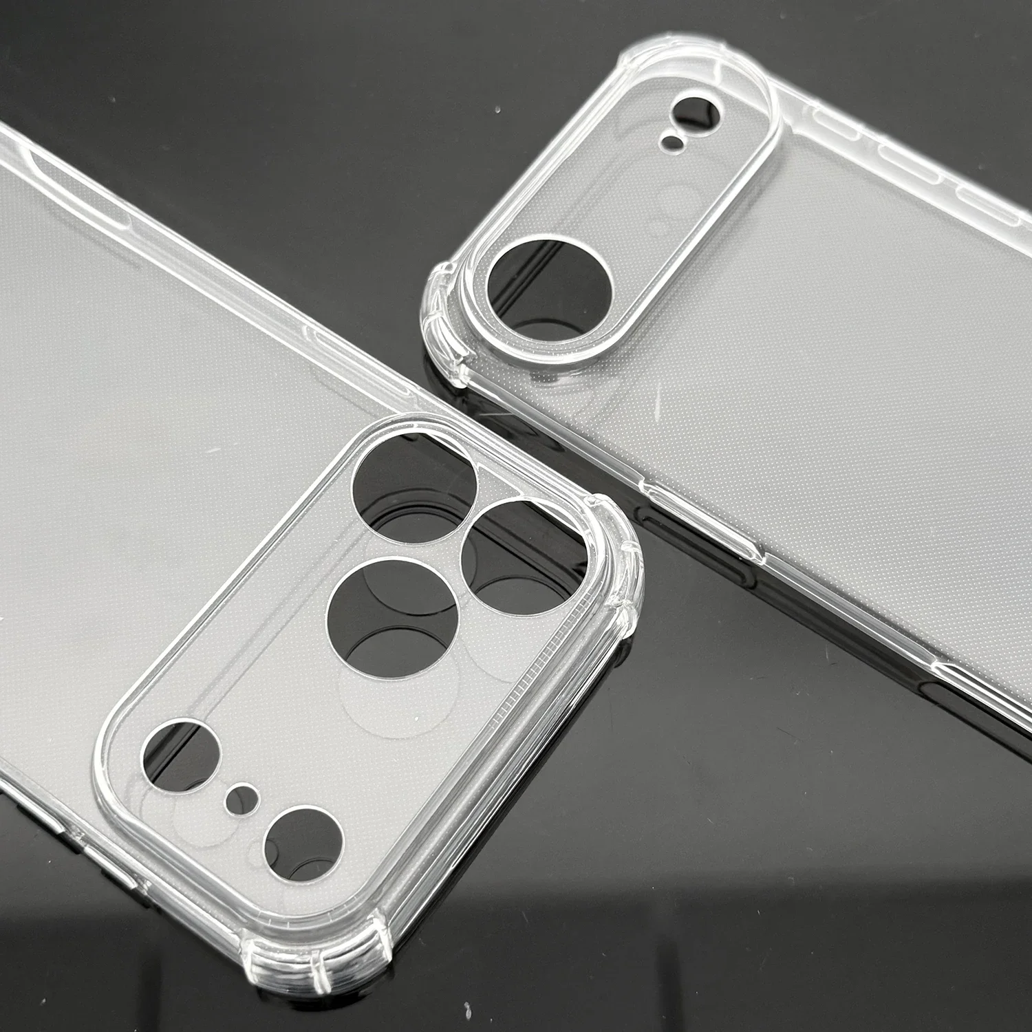 Crystal Clear Shockproof Phone Case with Enhanced Corner Protection