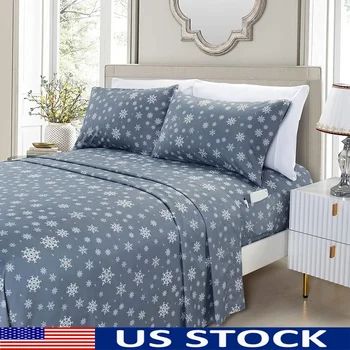 Snowflake Gray Full Sheet Set 1