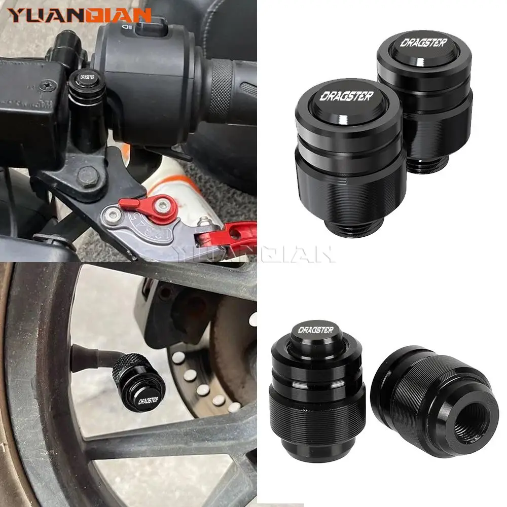 Per Mv Agusta Dragster 800/Rc Dragster 800 Rosso Dragster 800 Rr Specchietto Retrovisore Spina Foro Tappo A Vite Tappo Stelo Valvola Pneumatico Coperc