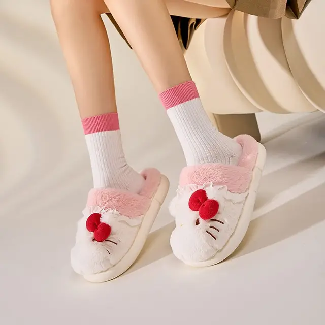 Hello Kitty Sanrio Kawaii Anime Cotton Slipper