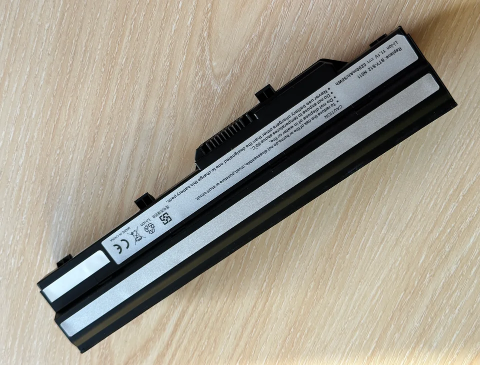 Batteria Vhbw Compatibile MSI Wind U100, 2200mAh, 11,1V, Li-Ion, Bianca, Sostituisce BTP-S11, BTP-S12 - 2