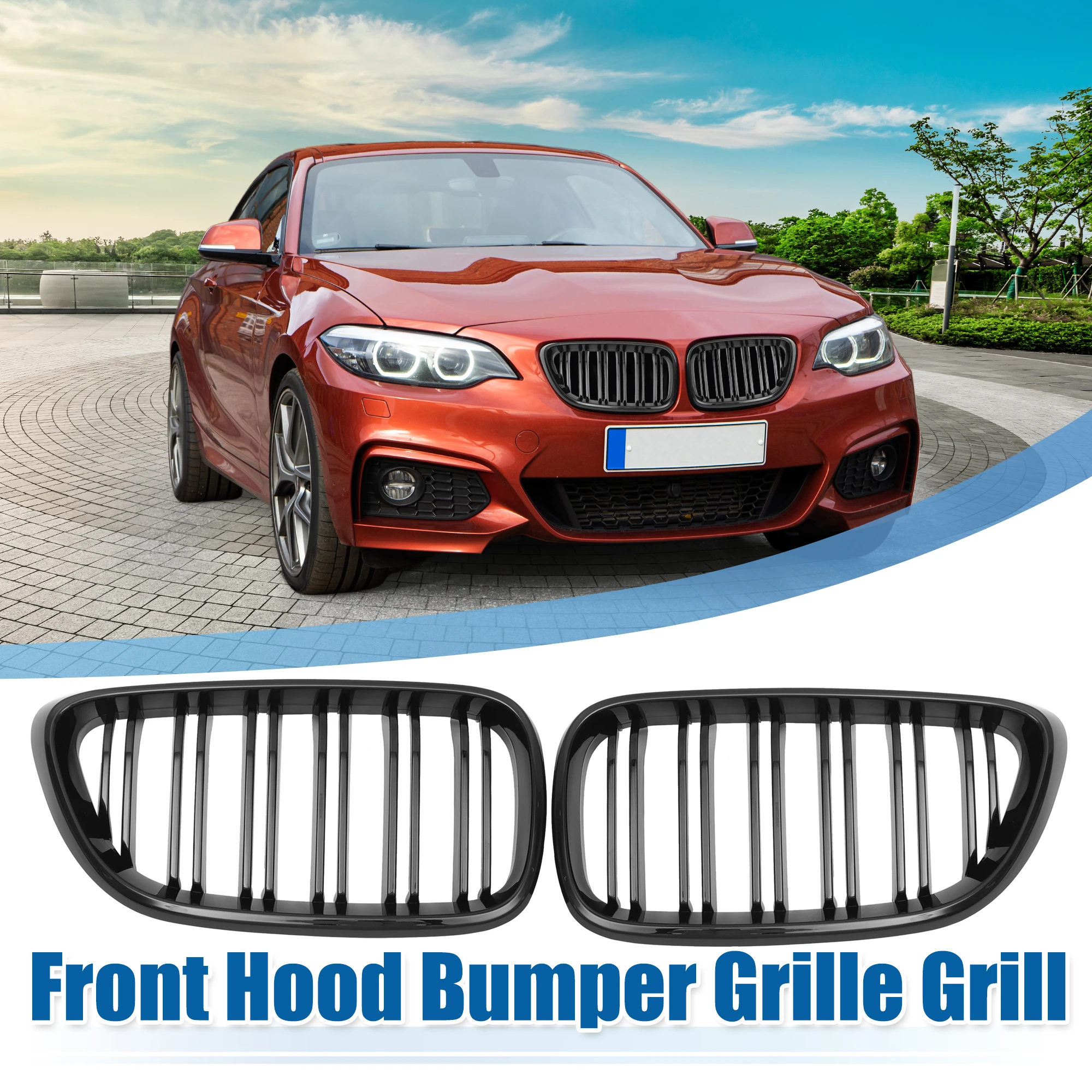 UXCELL BMW 2 ø F22   ĵ  ׸, 2014 2015 2016 2017 2018 51137295524/51137295523, 1 