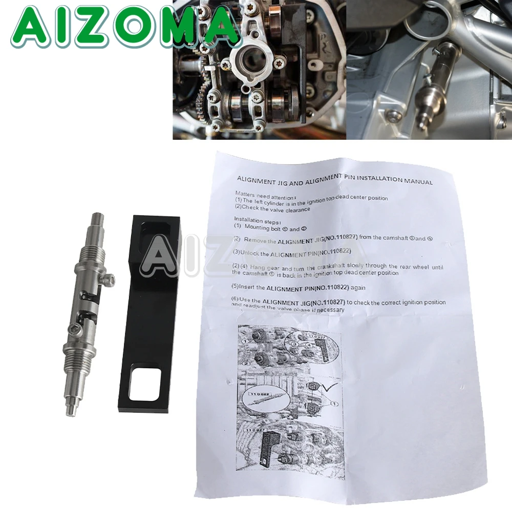 TDC BDC Alignment Pin Tool For BMW R1200GS R1200RT - Stainless Steel Engine Timing Tool