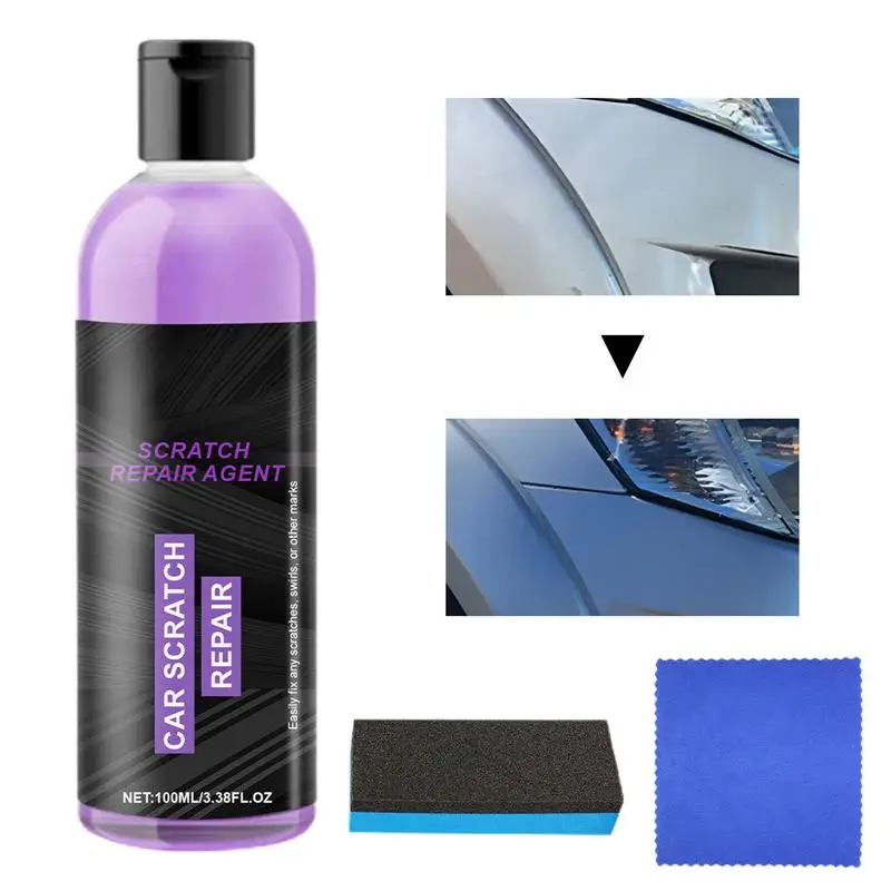 

Scratch Remover For Car 100ml Car Polish Buffer Easily Repair Paint Scratches Rubbing Compound Finishing Polish Wax For Repair