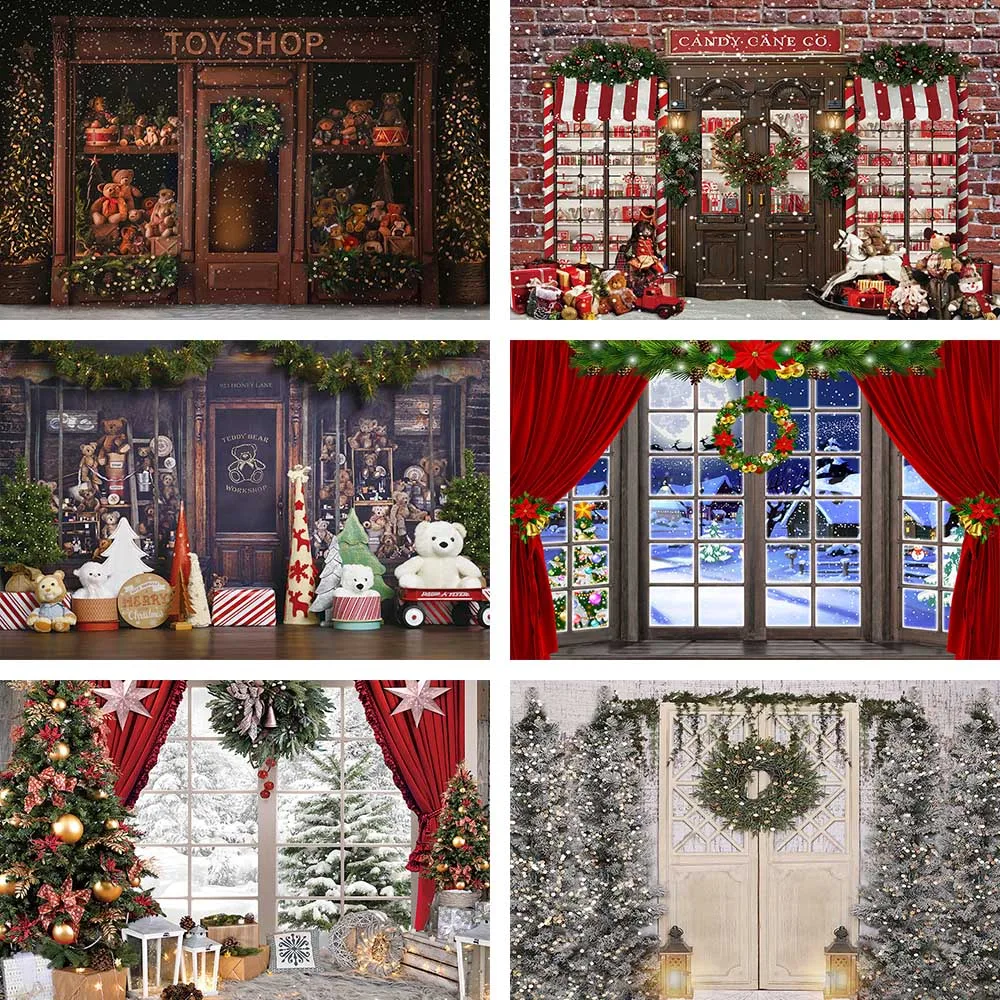 Christmas Background Decorations | Christmas Background Bear ...