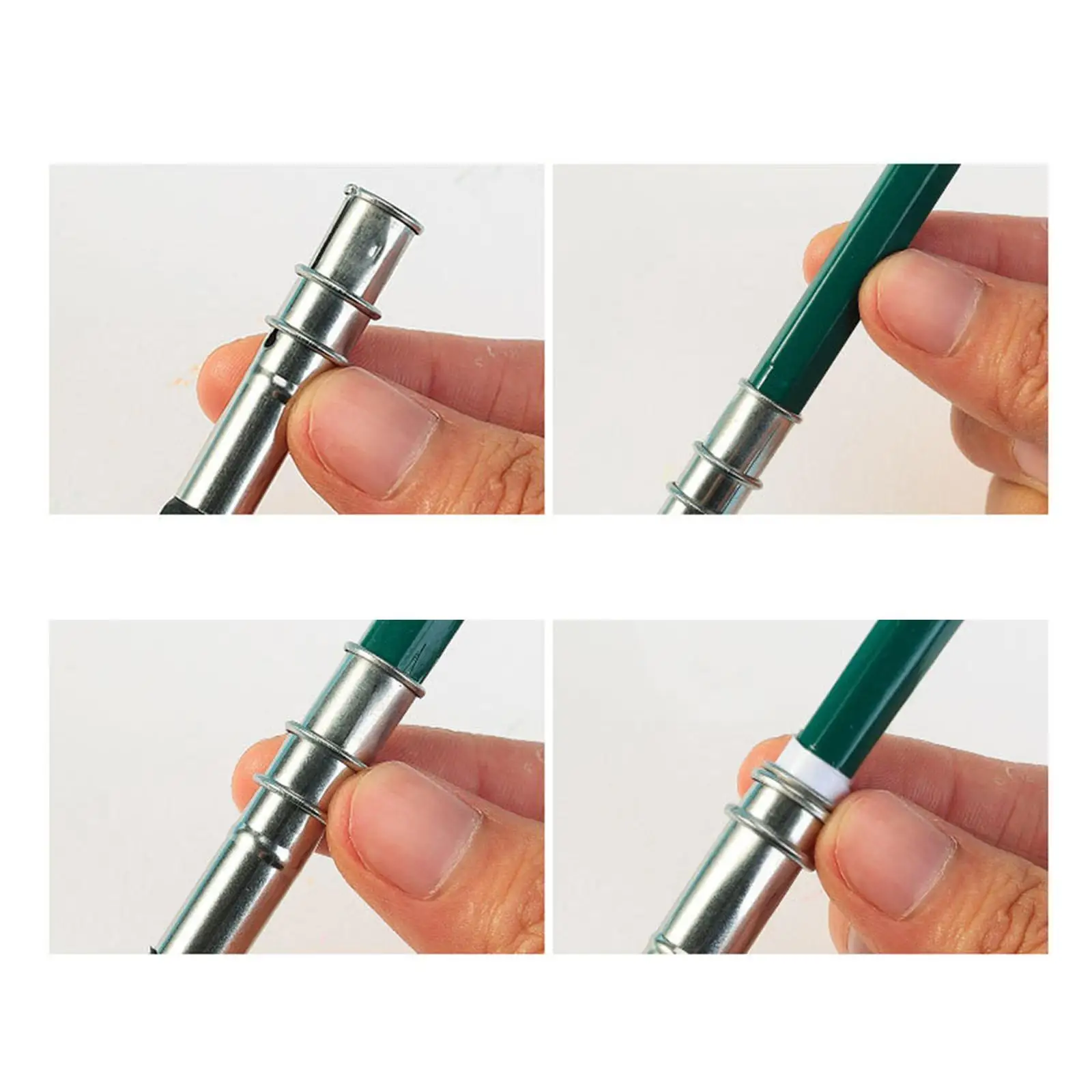 

2/3/5 12Pcs Pencil extenders Lengthener Wooden Handle for Painting School Drawing