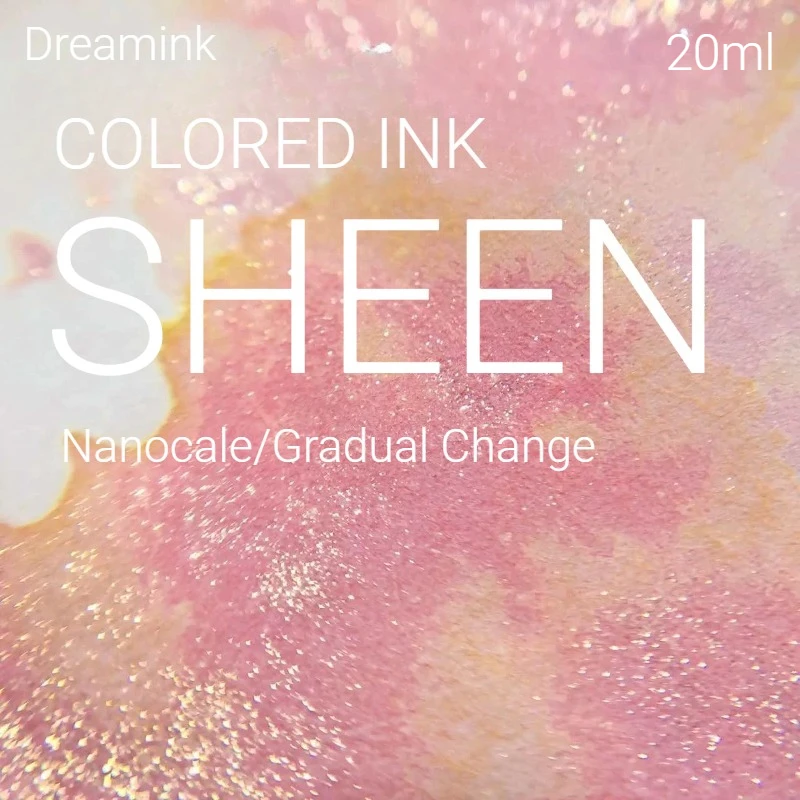 Dreamink 60 색상 20ml 쉰 만년필 잉크 비탄소 학교 미술 용품 ??유리 딥 펜용 JINHAO Hongdian 문구류