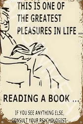 Humorous Aluminum Metal Sign: 'One of Life's Greatest Pleasures' - 20x30cm (Aluminum sign)
