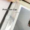 PLRBOK A5 Glitter Leather Photo Cards Album 3 Rings 7.6×9.8mm Kawaii Cute Binder Photocard 20 Sheets 4 Pockets Sleeves 80 Photos 4