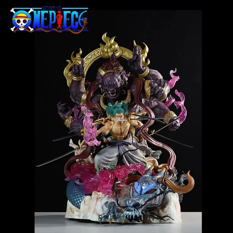 

One Piece 20cm Roronoa Zoro Vs Kaido Battle Form Statue Pvc Standing Posture Desk Decoration Anime Action Figure Model Toy Gifts