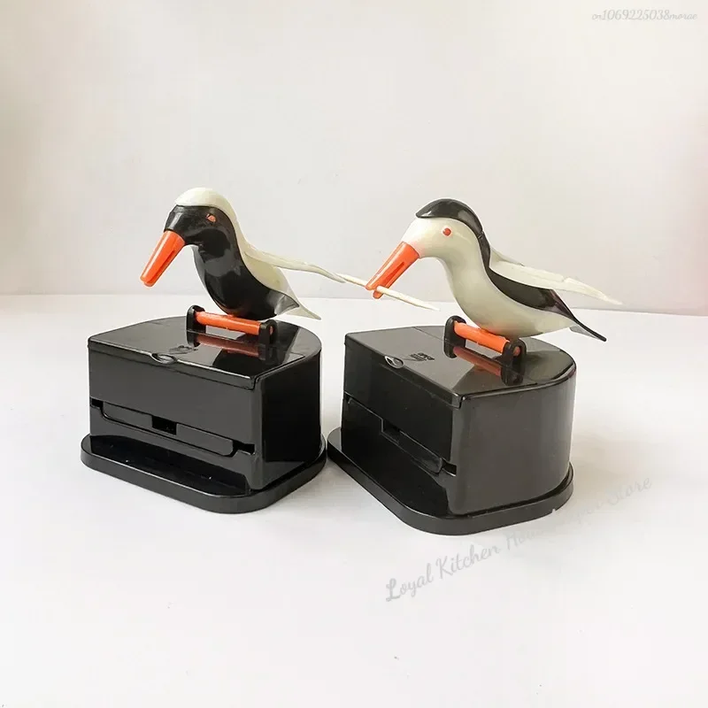 귀여운 작은 새 이쑤시개 용기, 자동 이쑤시개 디스펜서, 이쑤시개 홀더, 홈 장식, 테이블 장식, 테이블 액세서리