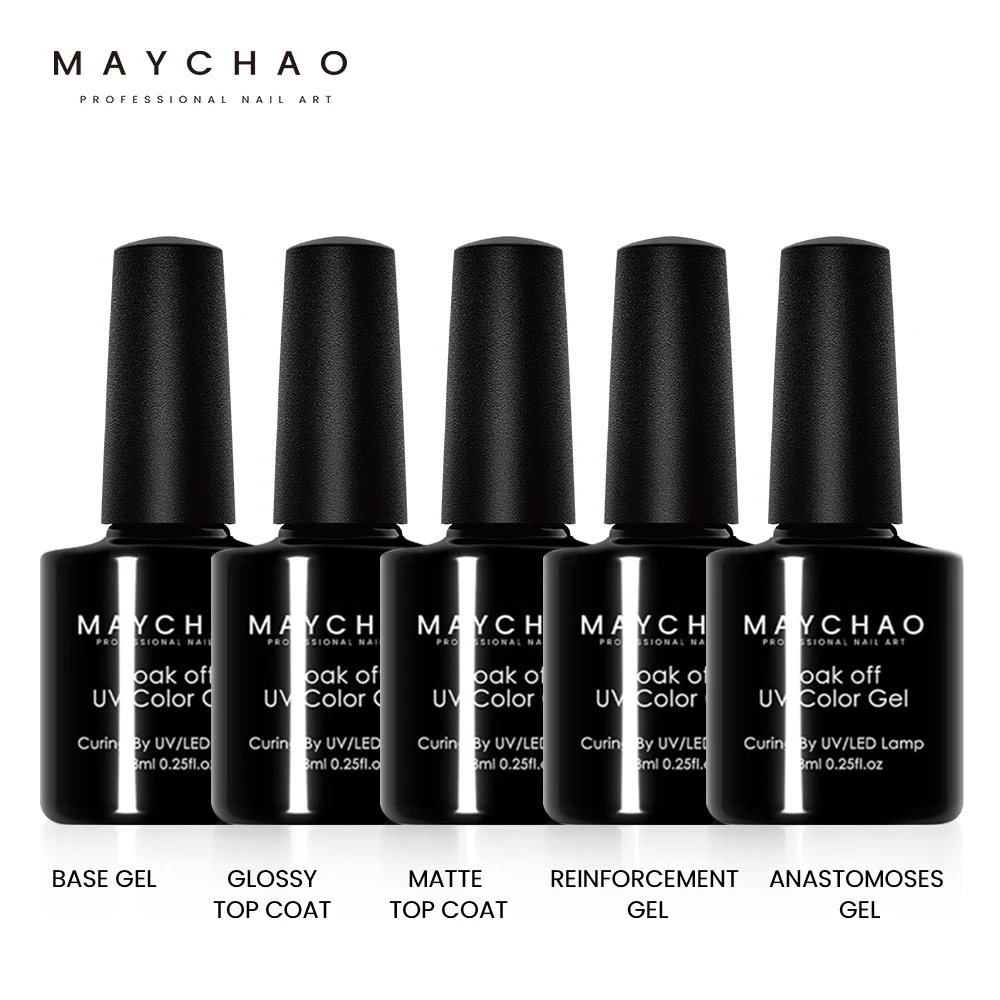 MAYCHAO73mlNailGelPolishNoWipeTopCoatBaseCoatPrimerUVLEDEnhancer.jpg