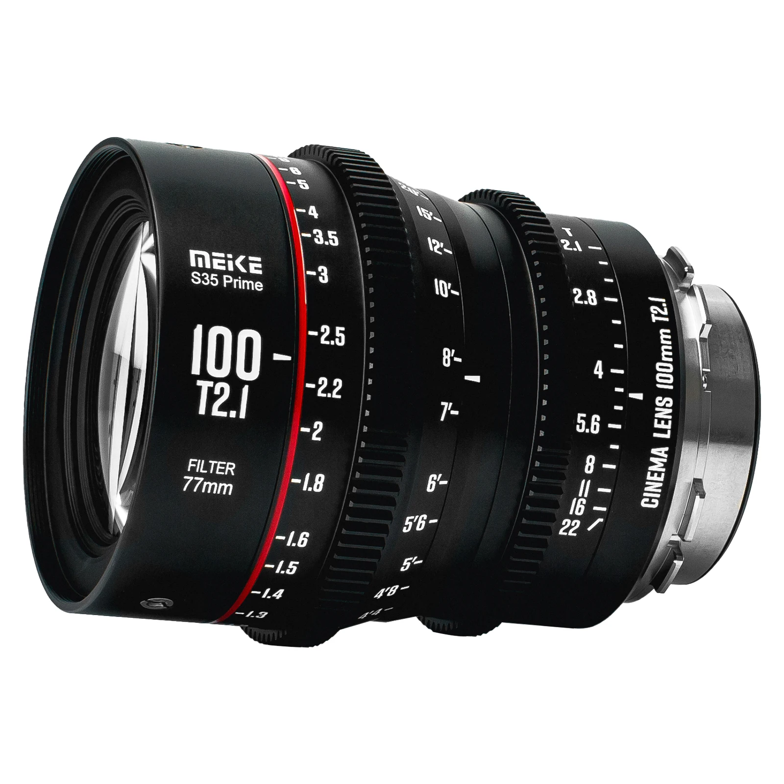 MEKE Meike 프라임 시네 렌즈, PL EF 마운트, 레드 코모도 BMPCC 6K BMPCC 6K 프로 Z CAM S6 카메라용, T2.1 슈퍼 35 S35 프레임, 100mm