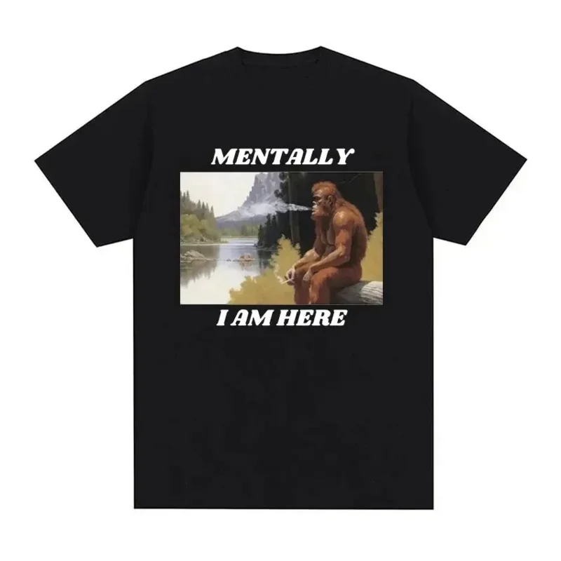 

Футболка с коротким рукавом mentallyiamheremonkeyfunnymemeточная женская одежда