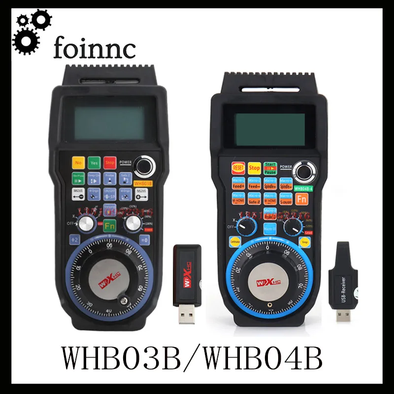 

Беспроводной приемник с дистанционным управлением Xhc Whb03b/Whb04b Cnc Mach3 для фрезерного станка с ЧПУ по оси 3/4/6
