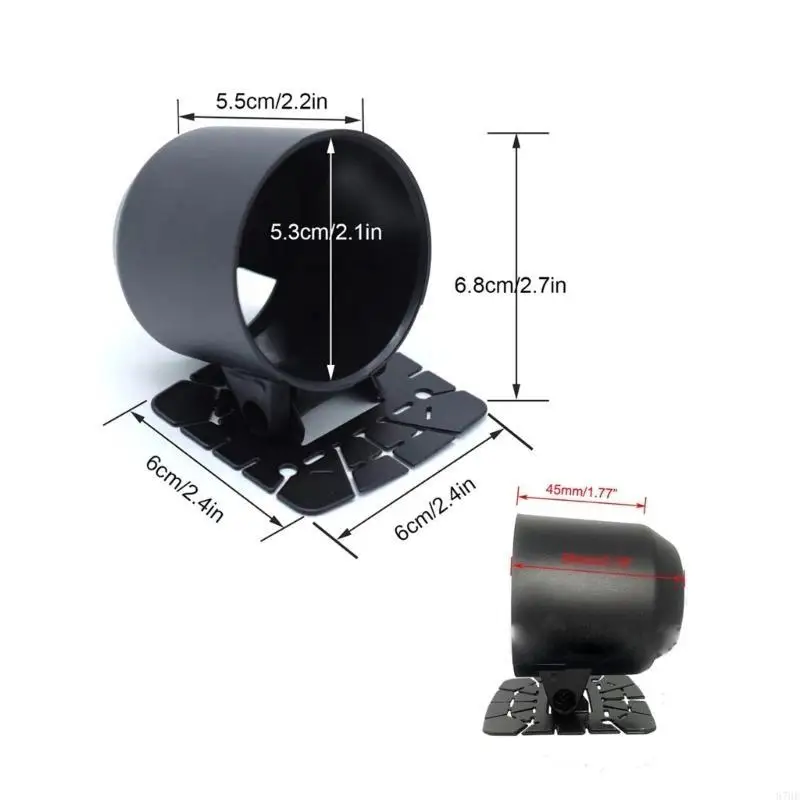 87he 52mm 2 게이지 포드 유니버설 대시 게이지 포드 자동차 교체 하우징 포드 미터 컵 온도 온도 공기 연료