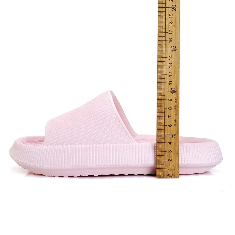 Crestar Women Summer Slippers Indoor Thick Sole Non-slip Bathroom Slides Comfort Soft Sole EVA Sandals Lady Beach Platform Shoes 5