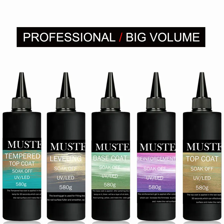 580g Primer Base Coat Tempered Matt Top Coat Uv Gel Reinforcement Anti