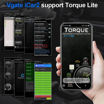 Vgate icar2 auto diagnose obd obd2 elm327 wifi scanner auto werkzeug verlängerung kabel bluetooth icar 2 v 2,2 code leser pk elm v1 5 — изображение 4
