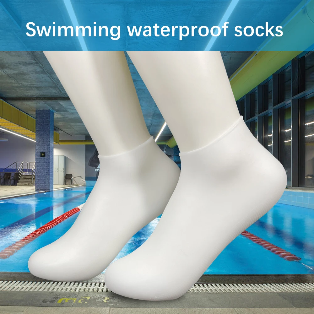 Silicone Scuba Free Diving Socks Swimming Socks 3mm Warm Water Proof Surfing Water Boots Shoes Beach Anti Slip Elastic Fin Sock 2023 new y2k solid color rabbit wool gloves knitted wrist guard knitted gloves warm and cold proof hand socks