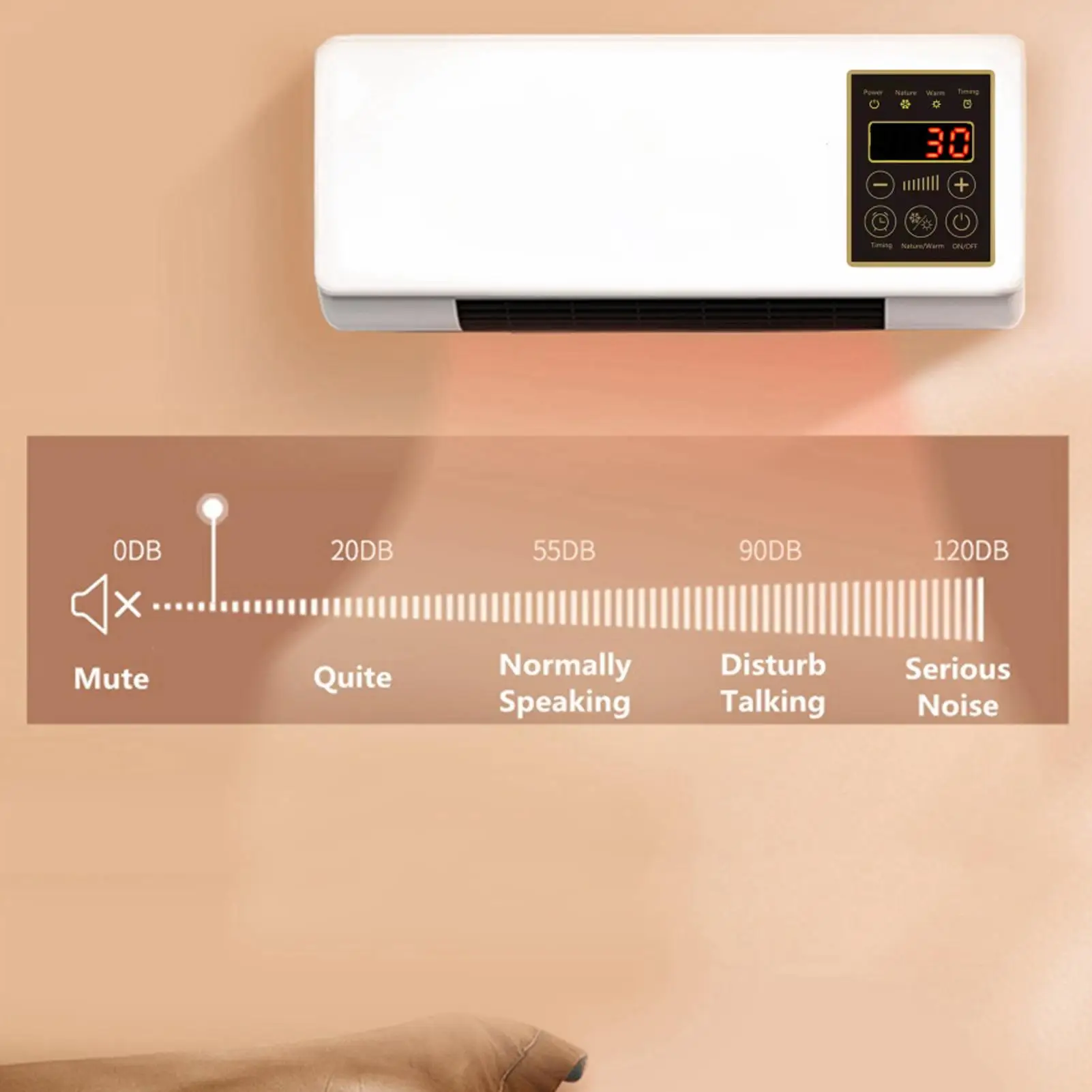 Portable Air Conditioner Wall And Floor Bedroom Air Conditioner Cold Heat Quiet Air Conditioning Unit With Remote Control For