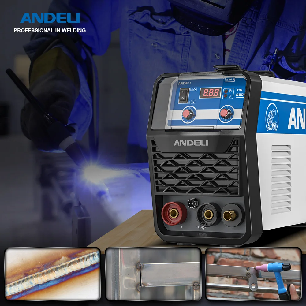 ANDELITIG250GTIGWeldingMachineHFTIGMMA2in1TIGWelder