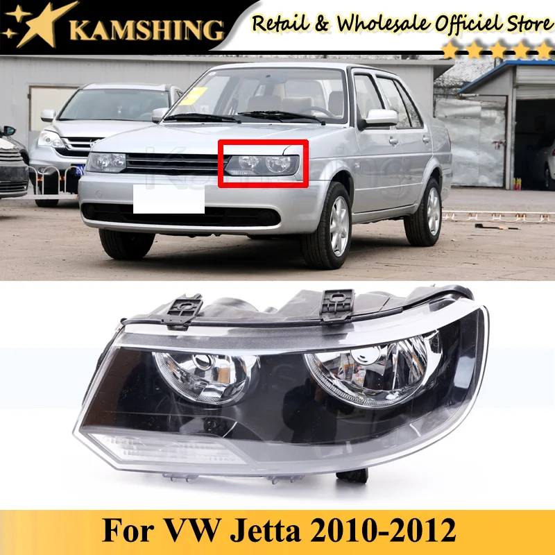 

CAPQX Front bumper head light lamp For VW Jetta 2010 2011 2012 head lamp light headlamp Front headlight