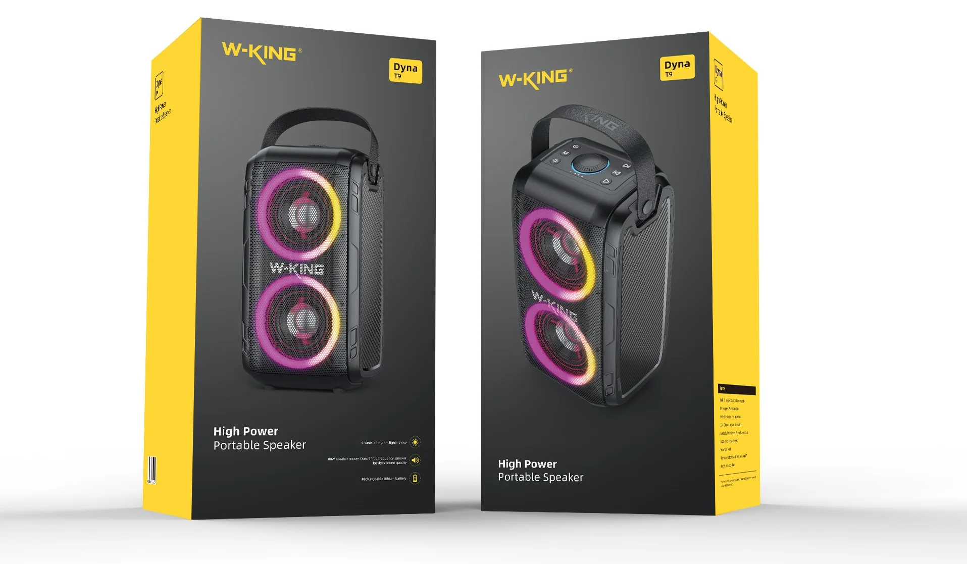 WKing H330 New Product Bluetooth Speaker 120W Portable Speaker Loudspeaker with Subwoofer Trending Product Speaker Box for Music