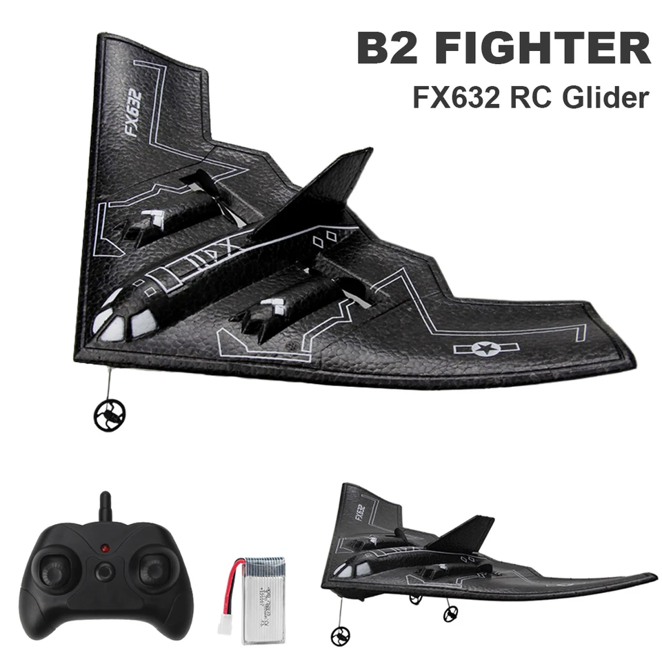 B2 RC Flugzeug 2CH FX632 Ferngesteuerter Segelflieger 2,4 GHz 34 cm Spannweite Flugzeug Drohne Spielzeug für Erwachsene Kinder Jungen_voghion.com