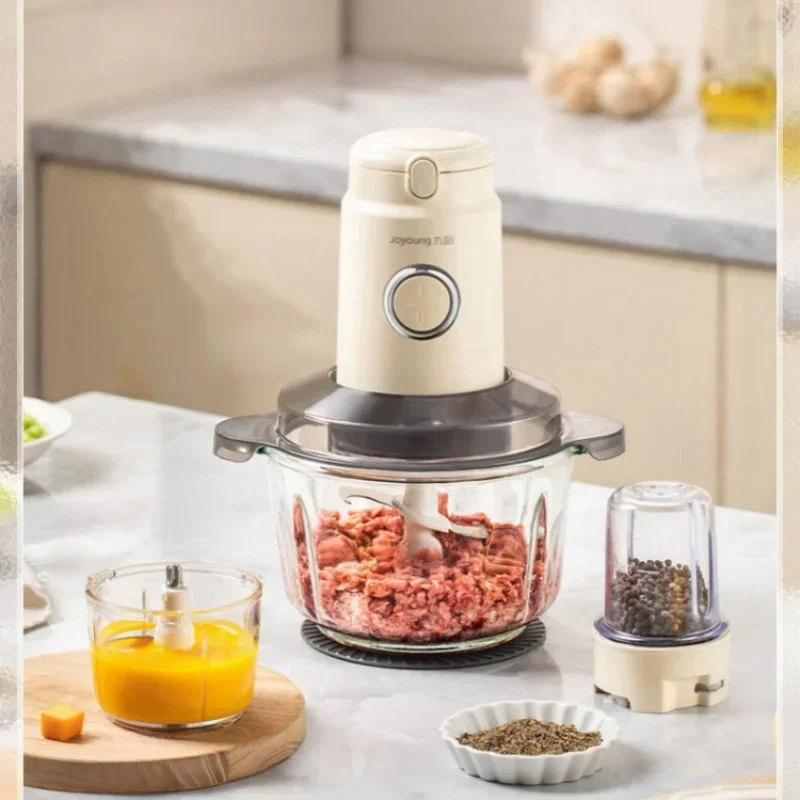 Joyoung Meat Grinder Home 220V Electric Meat Slicer Machine Multifunctional Meat Cutting Machine Electric Food Chopper Grinder