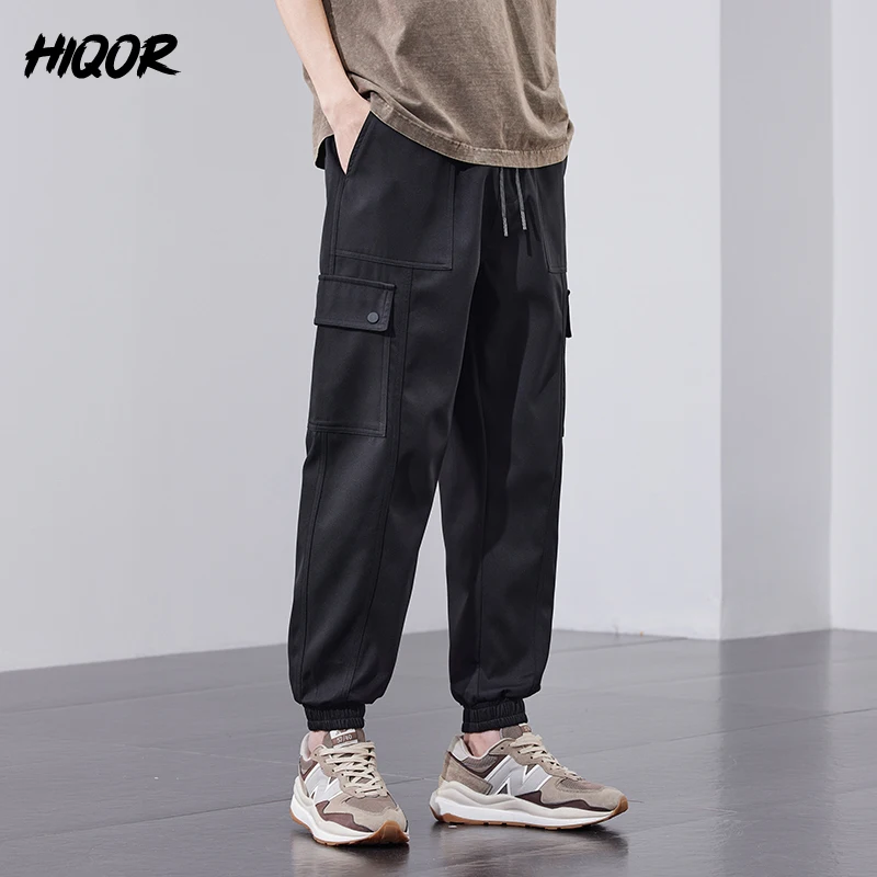 New in Pantalones Hombre Men's Cargo Pants Jogger Hombre Casual Trousers for Men with Multi Pockets Loose Jogging Hommes