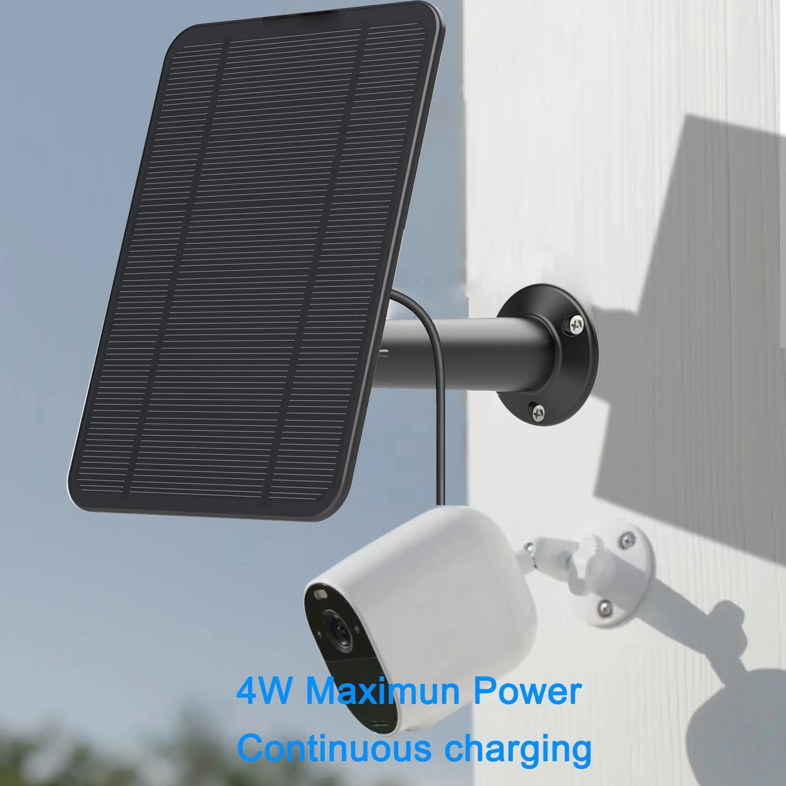 4w Solar Panel Charging For Arlo Essential Spotlight / Xl Spotlight
