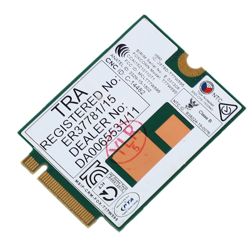Lt4120 X5 LTE T77W595 796928-001 4G WWAN M.2 150Mbps LTE �� HP Elite X2 840 850 G3 640 650 645 G2 ���