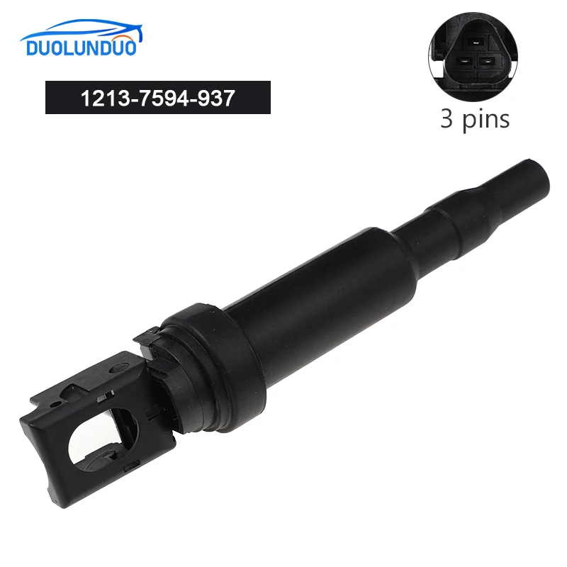 

New 1213-7594-937 Ignition Coil For BMW E81 F22 F23 E46 E90 F33 X3 E83 E66 72906019101 12137571643
