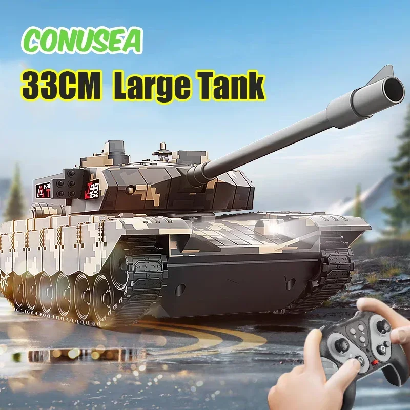 Remote Control Tank Remote Control Car Remote Control Vehicle 33CM Rc Tank Remote Control War Tanks Crawler Car For Boys Birthday Gifts