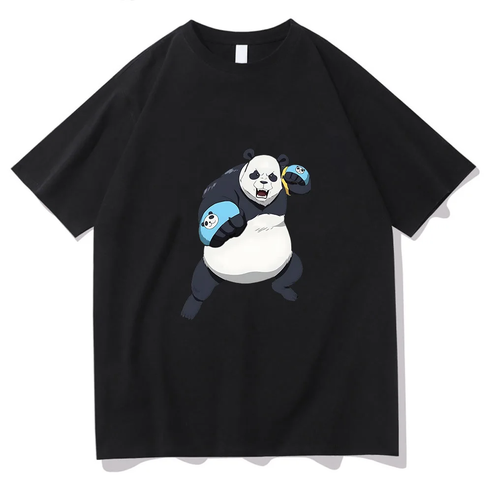 

Jujutsu Kaisen Panda Women's T-shirt Cartoon Character Short Sleeve Tees Harajuku Y2k Tops Casual Female Clothing High Quality