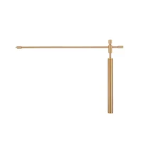 Copper Dowsing Rods Copper Dowsing Rod,Tool Retractable for Divining Water Treasure Buried Items Retractable Dowsing Rod 1