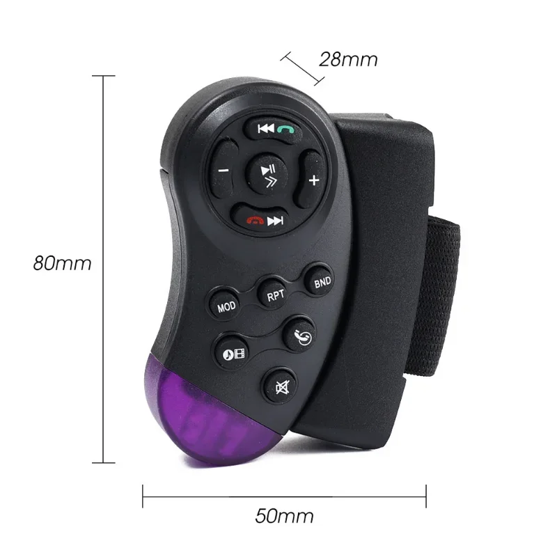 11-Key Wireless Car Steering Wheel Remote Control Switch Universal Controller for Cars Radio DVD VCD Media Music Player
