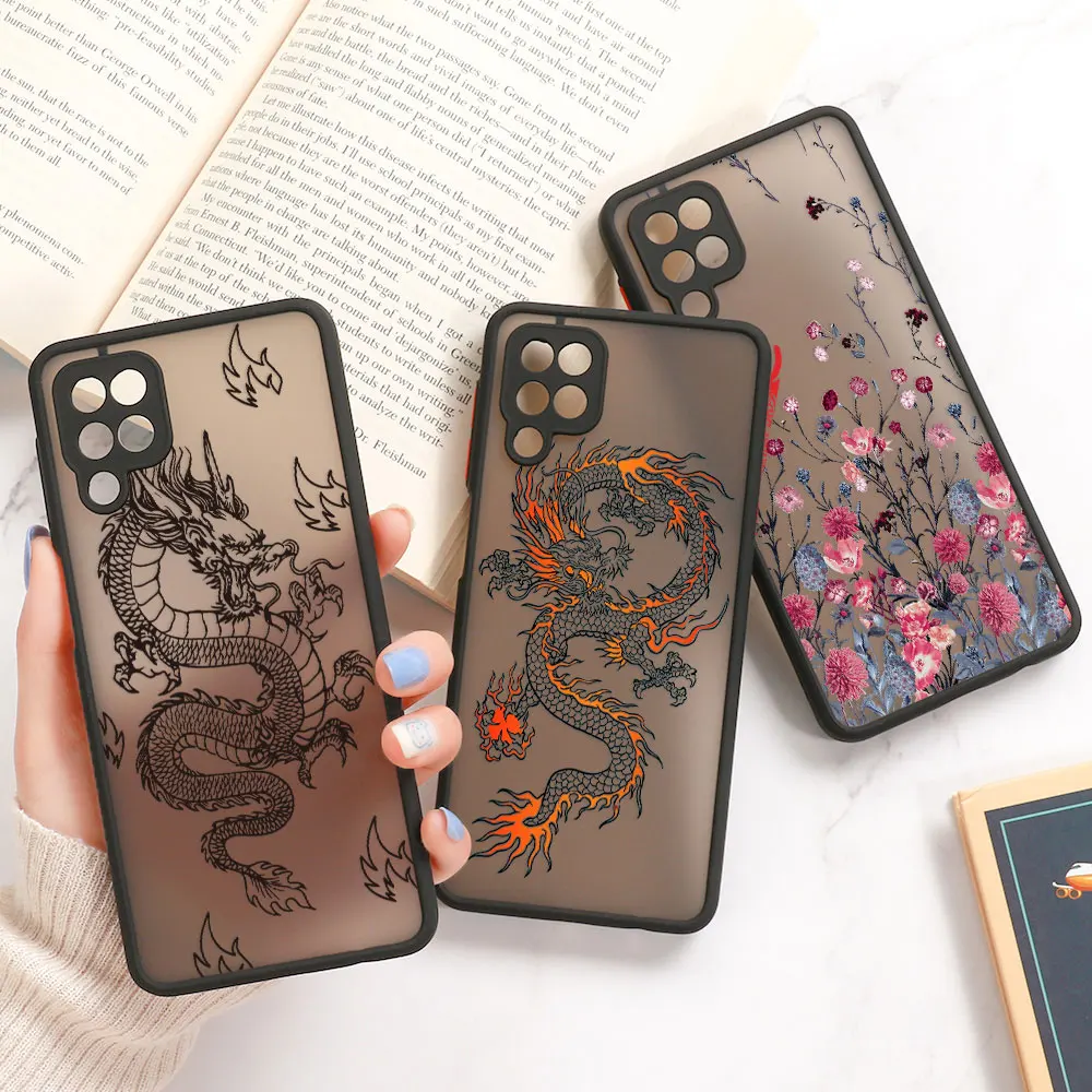 Custodia Per Samsung Galaxy A53 5G Funda A12 A54 A34 A52 A33 A13 A22 A32 S22 Ultra S23 S21 S20 Fe A50 A51 A71 A14 A73 Cover Opaca
